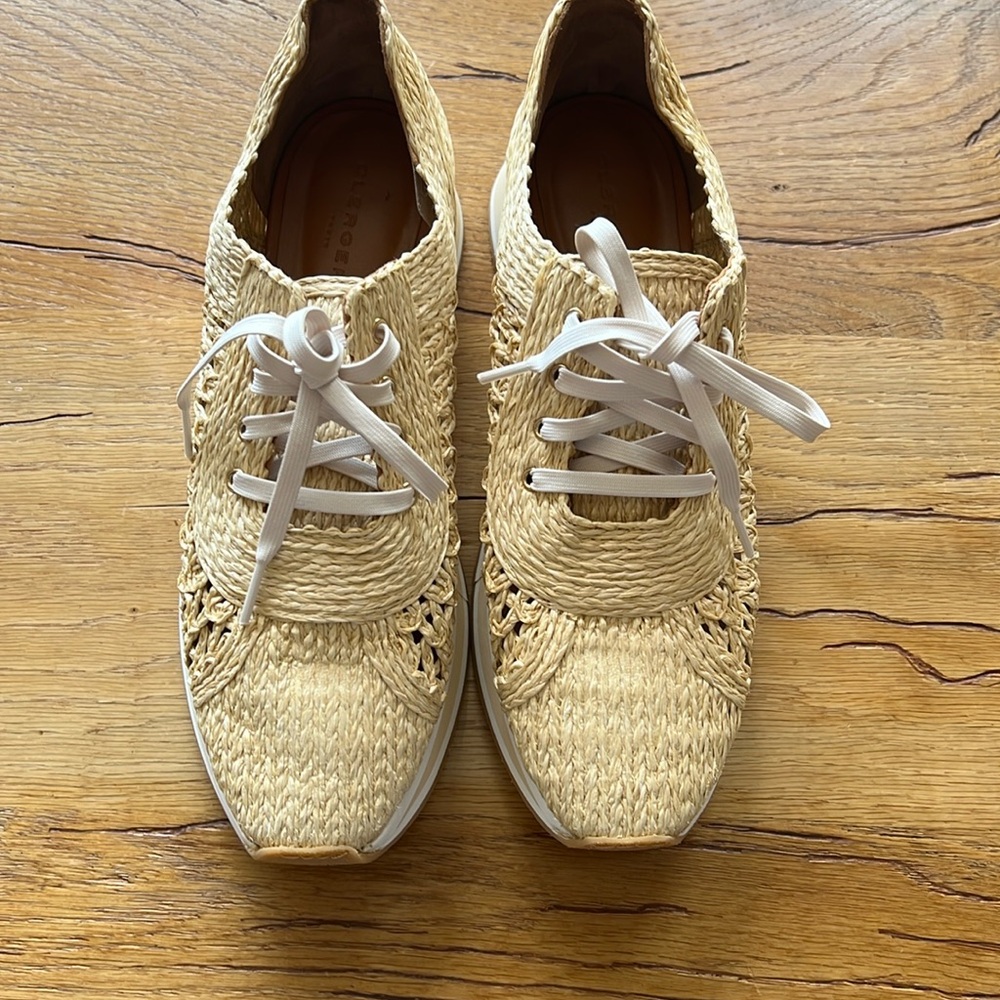 Robert Clergerie raffia sneakers - size 39